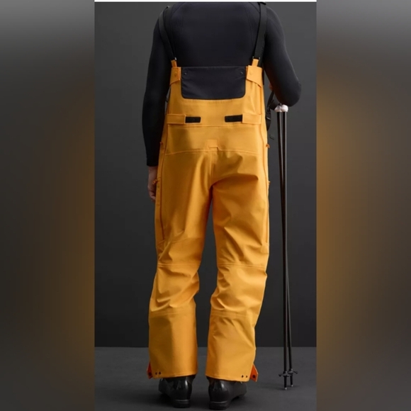 Zara Waterproof Men's Yellow Ski Bib - Picture 3 of 9